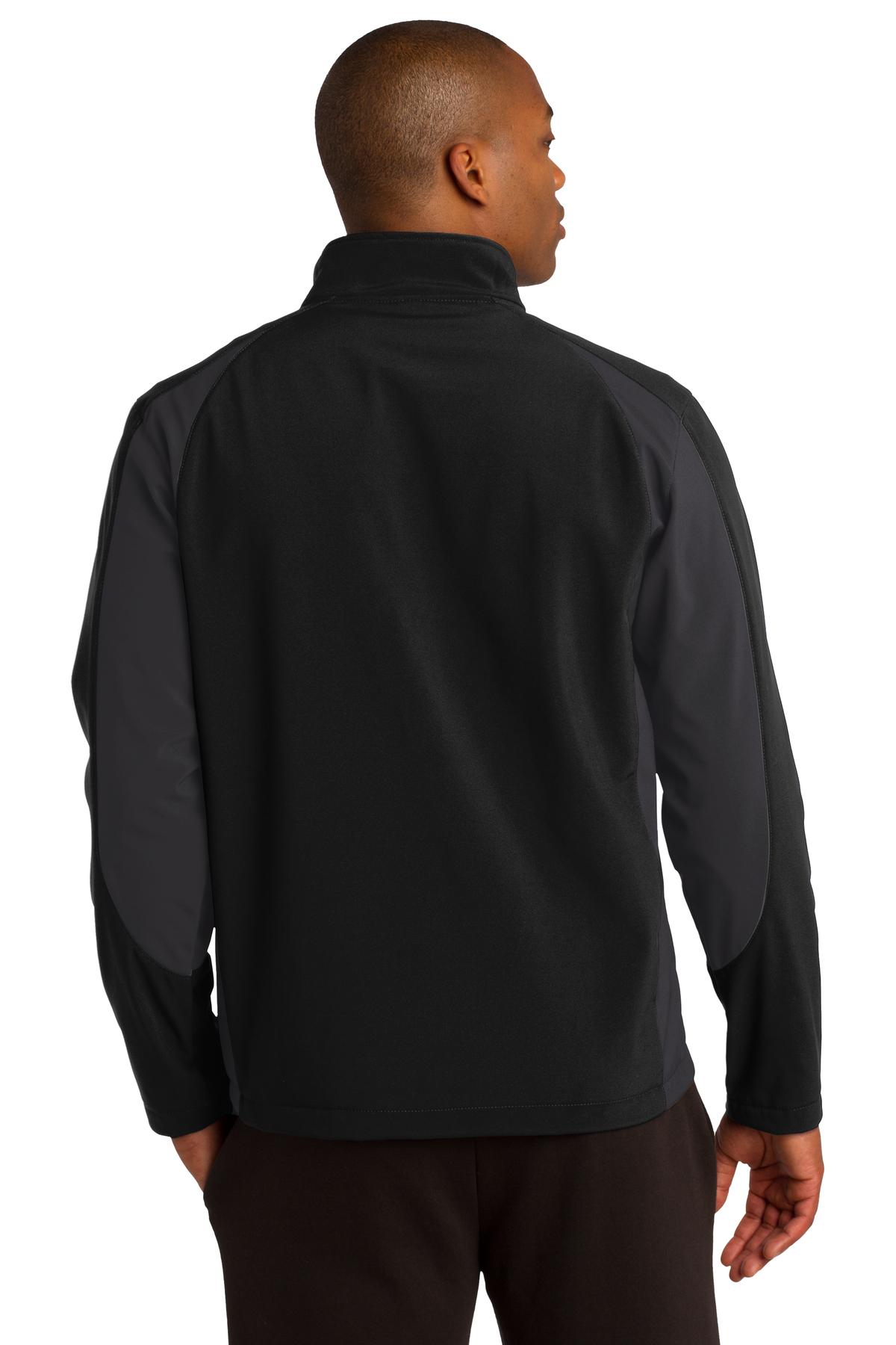 Sport-Tek Men's Colorblock Soft Shell Jacket Mens Apparel Jackets & Vests