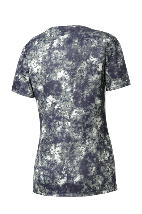 Sport-Tek Ladies Mineral Freeze Scoop Neck Tee. LST330 Womens Apparel Shirts & Tops