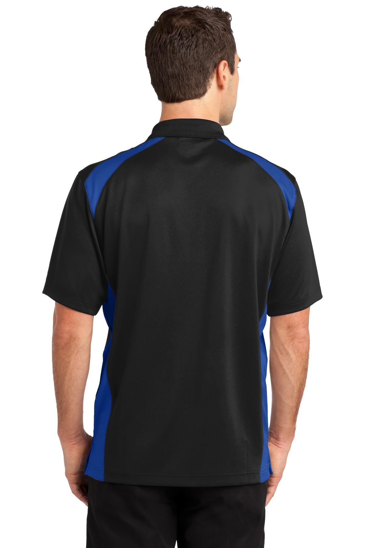 CornerStone Men's Select Snag-Proof Two Way Colorblock Pocket Polo. CS416 Mens Apparel Shirts & Tops
