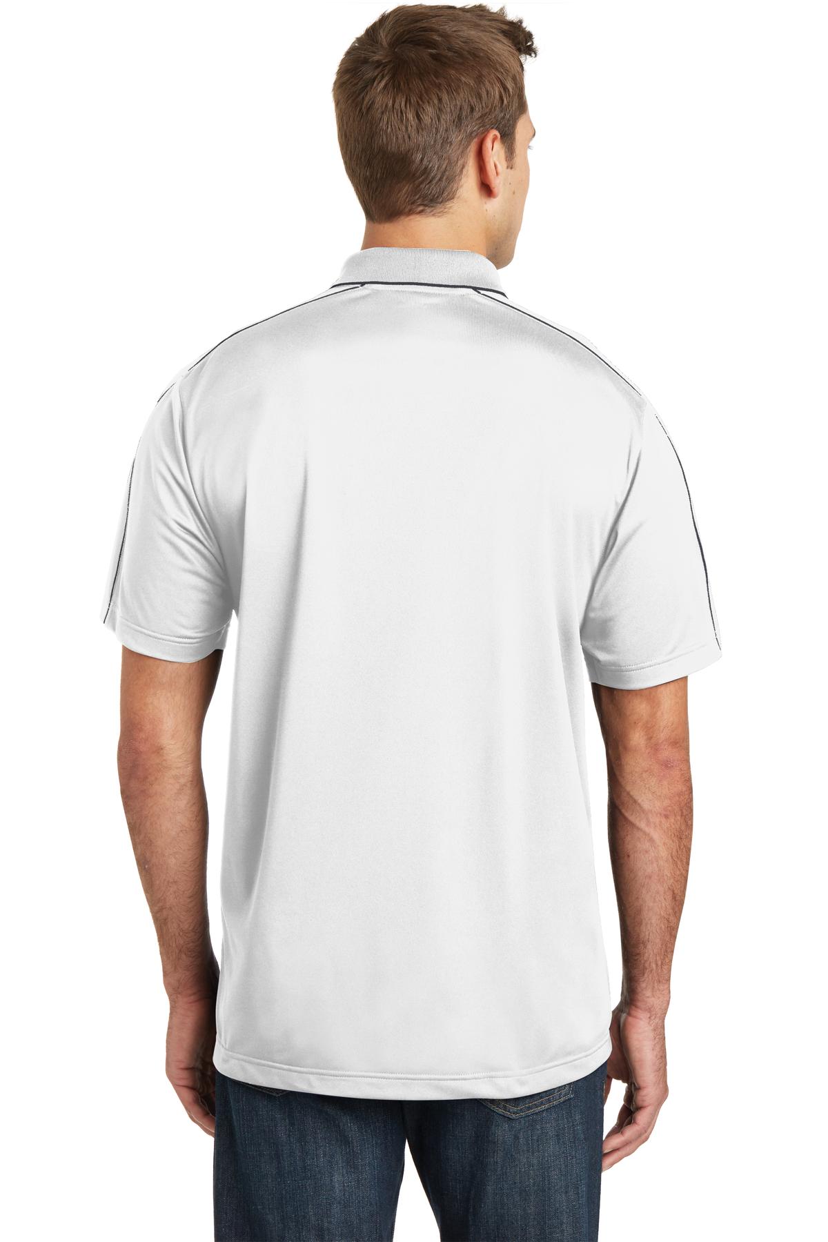 Sport-Tek Men's Micropique Sport-Wick Piped Polo ST653