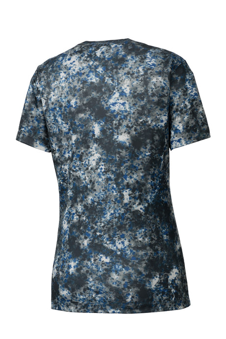 Sport-Tek Ladies Mineral Freeze Scoop Neck Tee. LST330 Womens Apparel Shirts & Tops