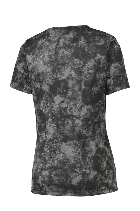 Sport-Tek Ladies Mineral Freeze Scoop Neck Tee. LST330 Womens Apparel Shirts & Tops