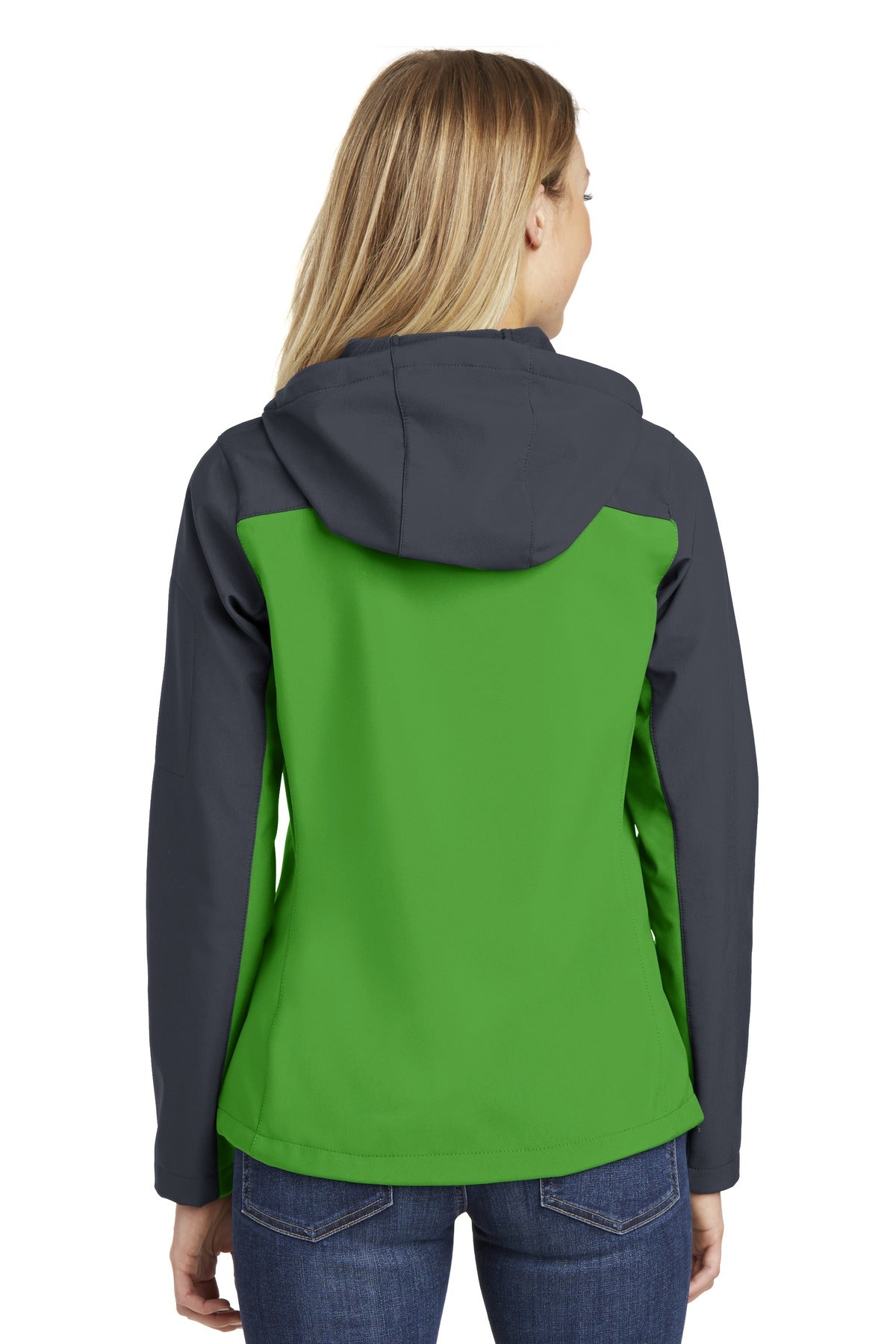 Port Authority Ladies Hooded Core Soft Shell Jacket. L335 Womens Apparel Jackets & Vests