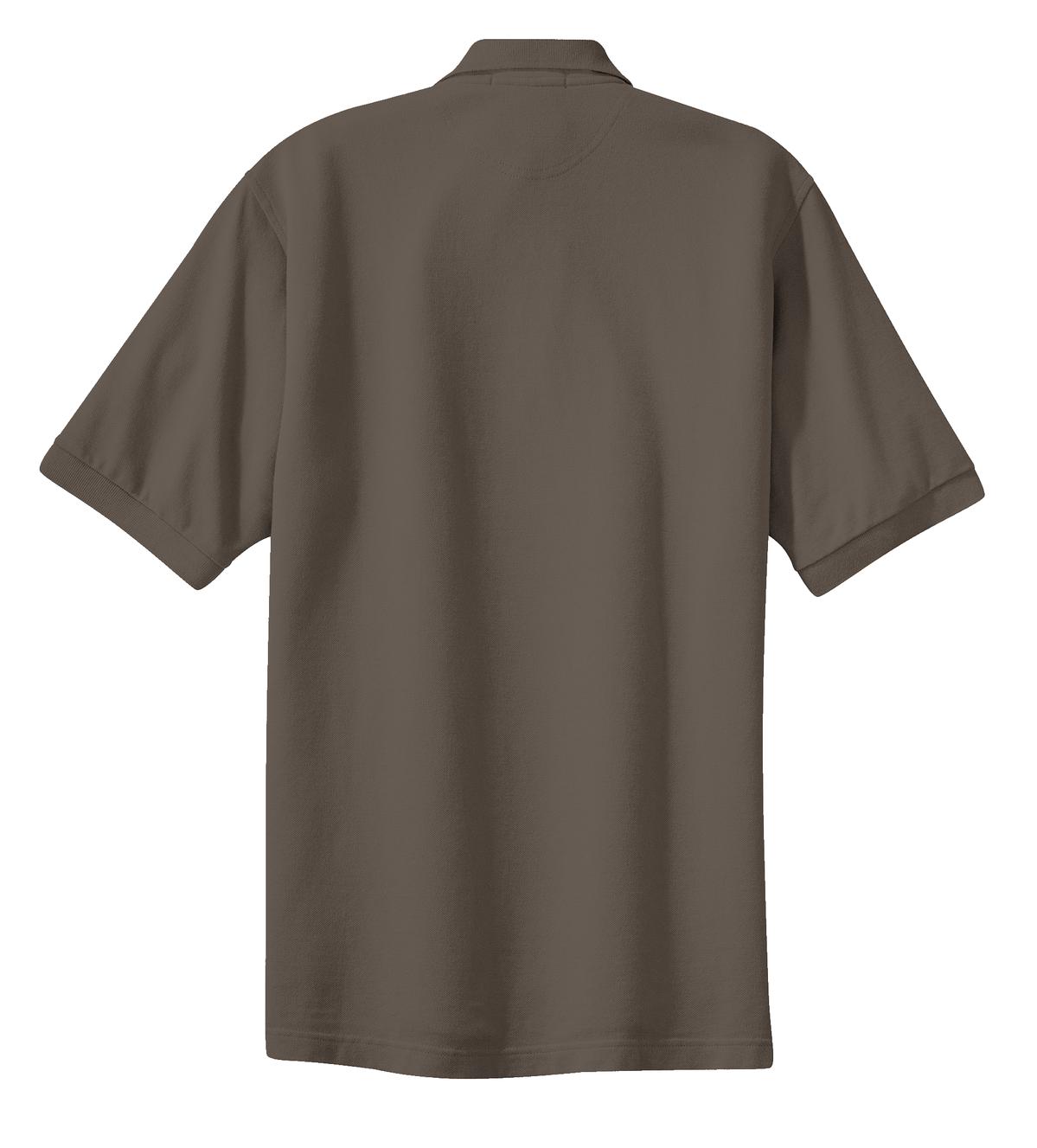 Port Authority Men's Tall Heavyweight Cotton Pique Polo. TLK420 Mens Apparel Shirts & Tops