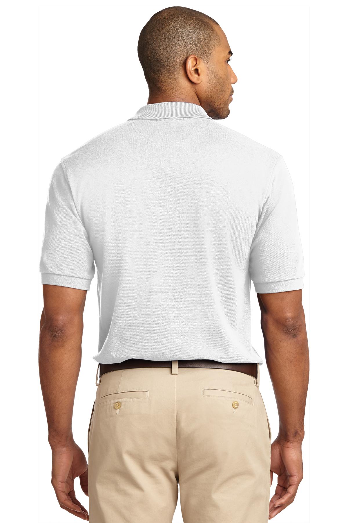 Port Authority Men's Tall Heavyweight Cotton Pique Polo. TLK420 Mens Apparel Shirts & Tops