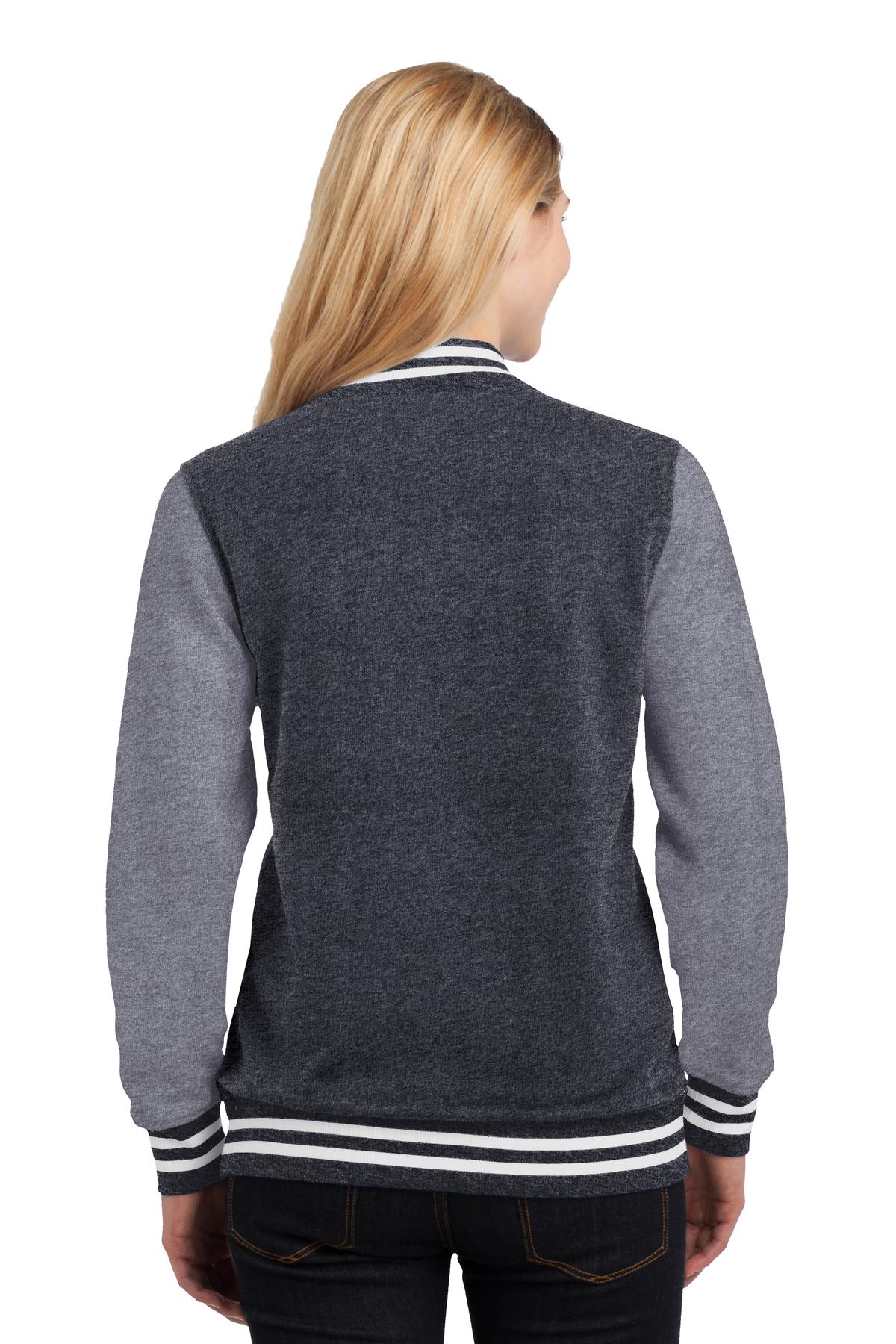 Sport-Tek Women's Fleece Letterman Jacket Womens Apparel Jackets & Vests