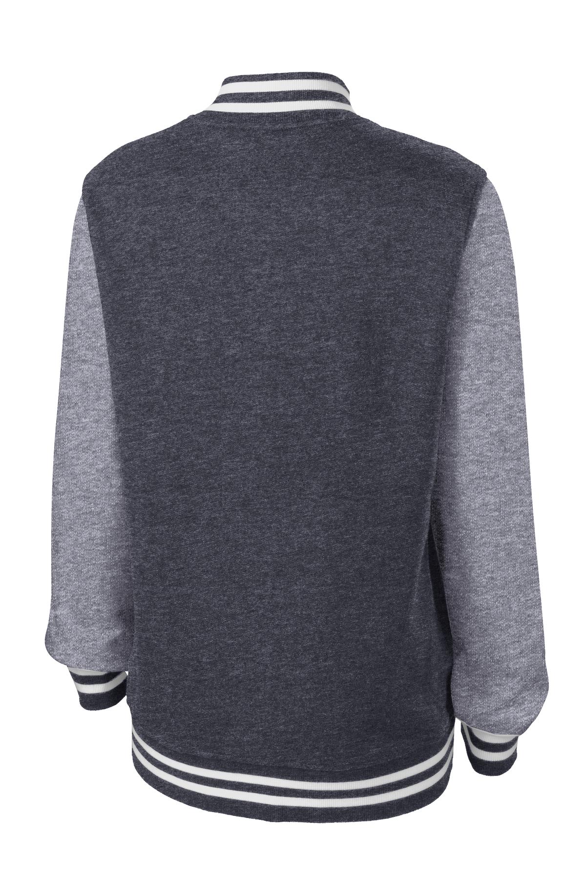 Sport-Tek Women's Fleece Letterman Jacket Womens Apparel Jackets & Vests