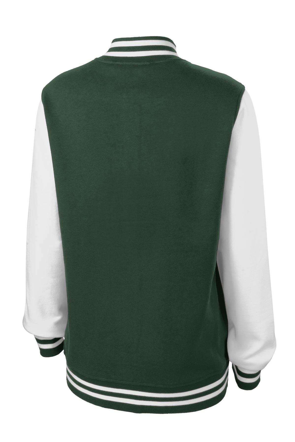 Sport-Tek Women's Fleece Letterman Jacket Womens Apparel Jackets & Vests
