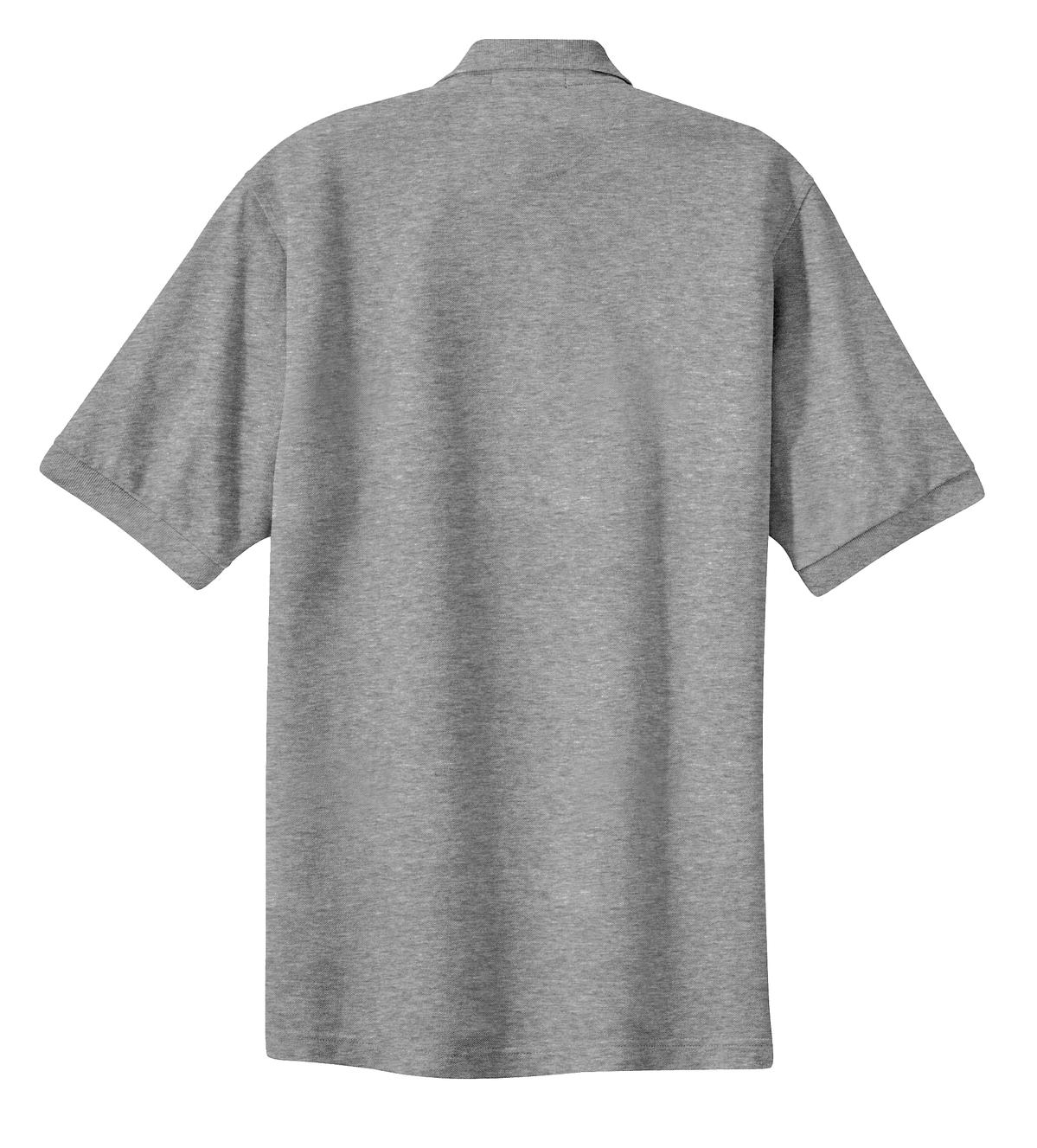 Port Authority Men's Tall Heavyweight Cotton Pique Polo. TLK420 Mens Apparel Shirts & Tops