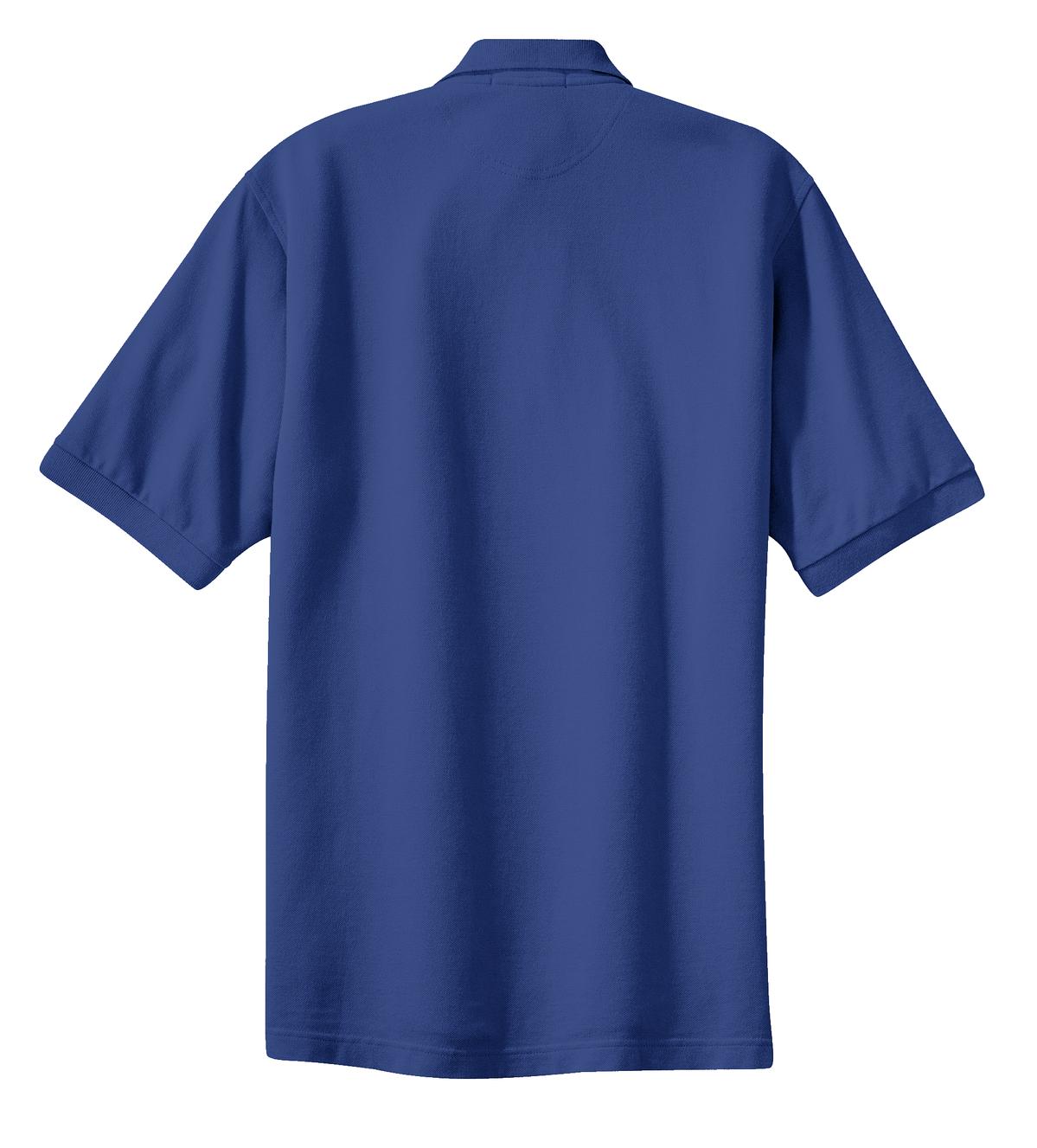 Port Authority Men's Tall Heavyweight Cotton Pique Polo. TLK420 Mens Apparel Shirts & Tops