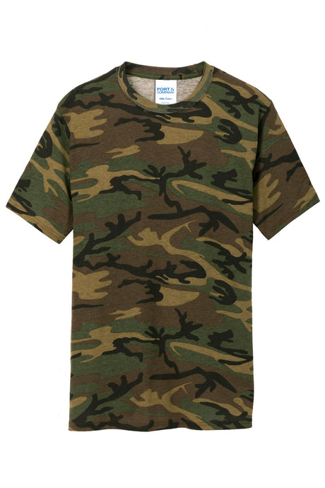 Port & Company Men's Core Cotton Camo Tee Mens Apparel Shirts & Tops