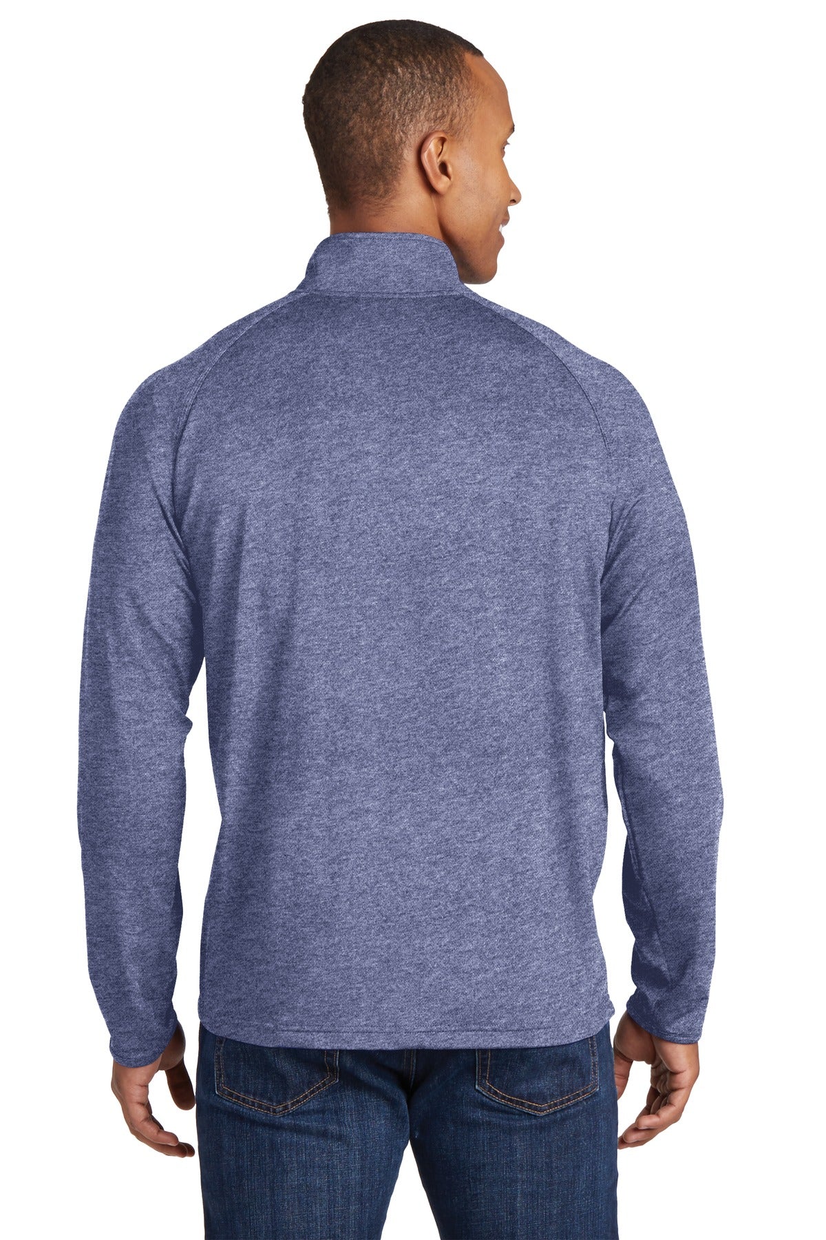 Sport-Tek Men's Tall Sport-Wick Stretch 1/2-Zip Pullover Mens Apparel Sweatshirts & Fleece