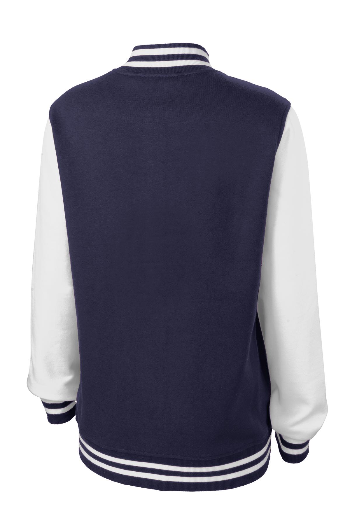 Sport-Tek Women's Fleece Letterman Jacket Womens Apparel Jackets & Vests