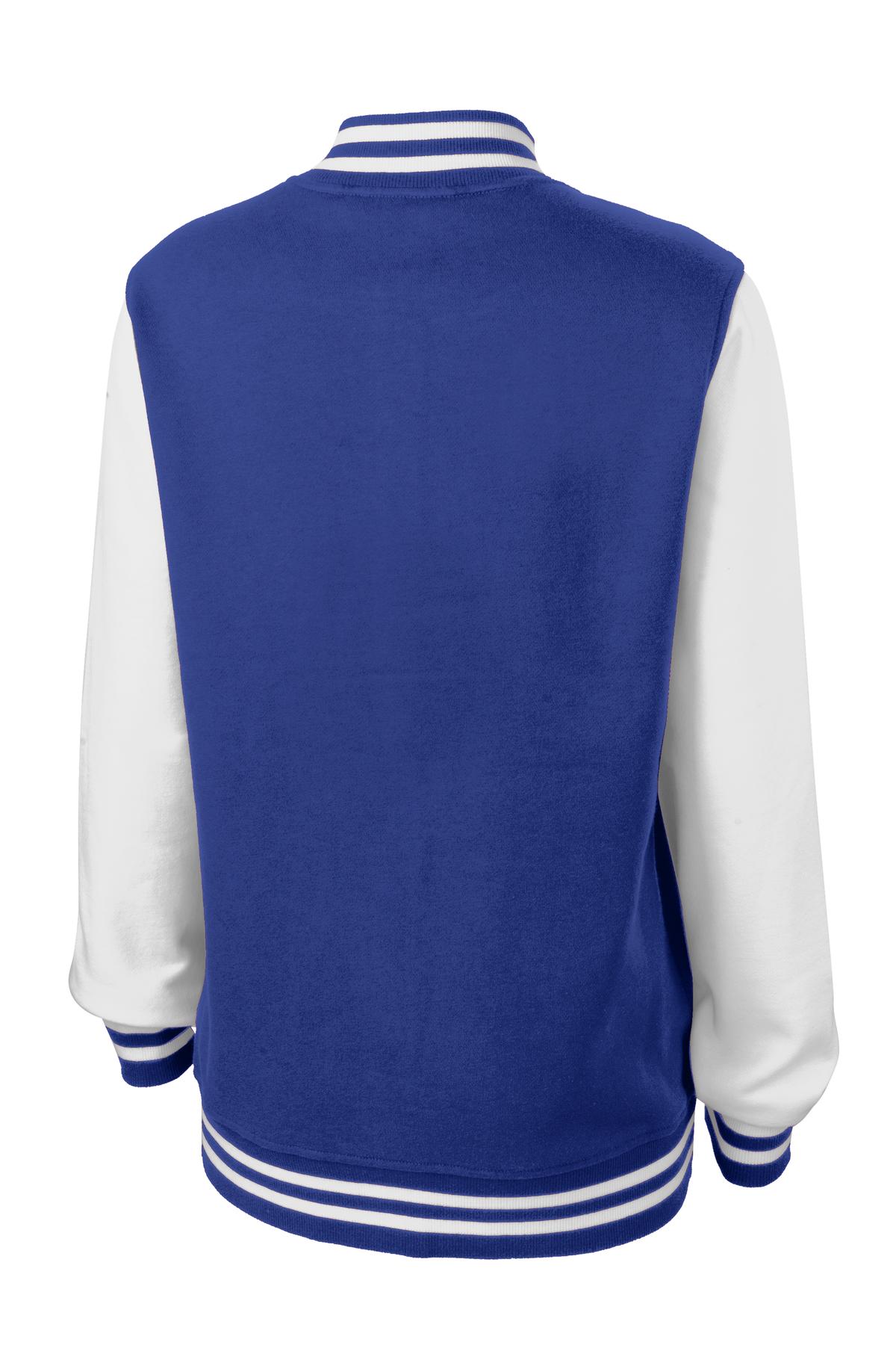 Sport-Tek Women's Fleece Letterman Jacket Womens Apparel Jackets & Vests