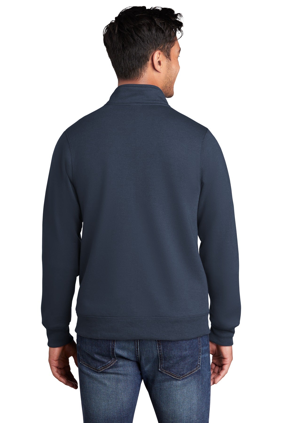 Port & Company - Men's Core Fleece Cadet Full-Zip Sweatshirt Mens Apparel Sweatshirts & Fleece