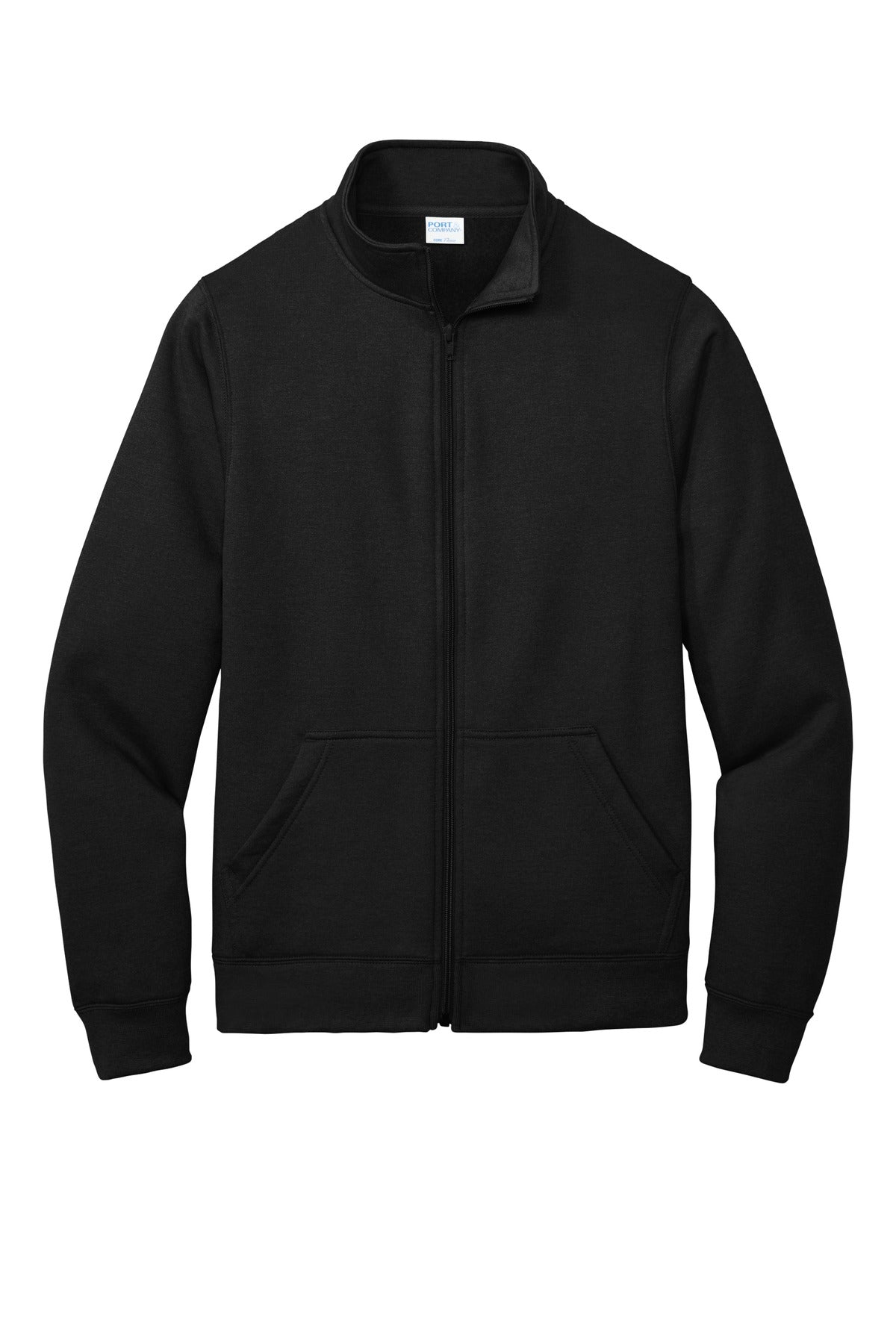 Port & Company - Men's Core Fleece Cadet Full-Zip Sweatshirt Mens Apparel Sweatshirts & Fleece