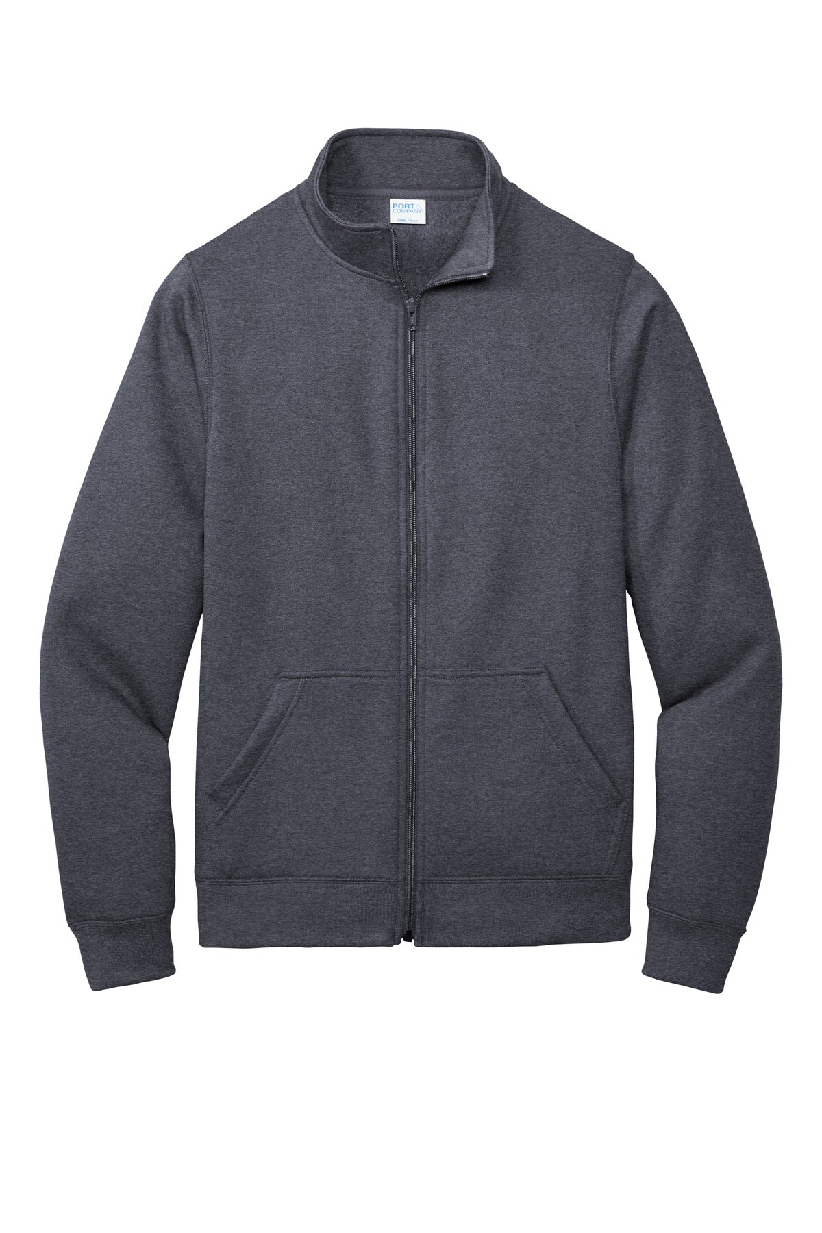 Port & Company - Men's Core Fleece Cadet Full-Zip Sweatshirt Mens Apparel Sweatshirts & Fleece