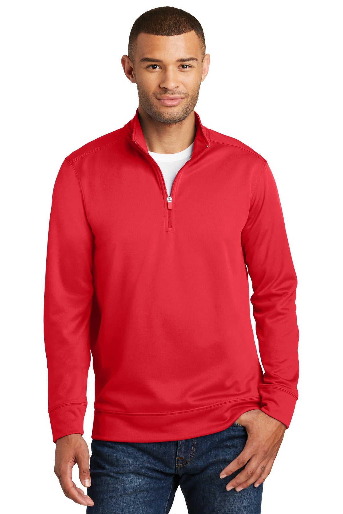 Port & Company - Men's Performance Fleece 1/4-Zip Pullover Sweatshirt Mens Apparel Sweatshirts & Fleece