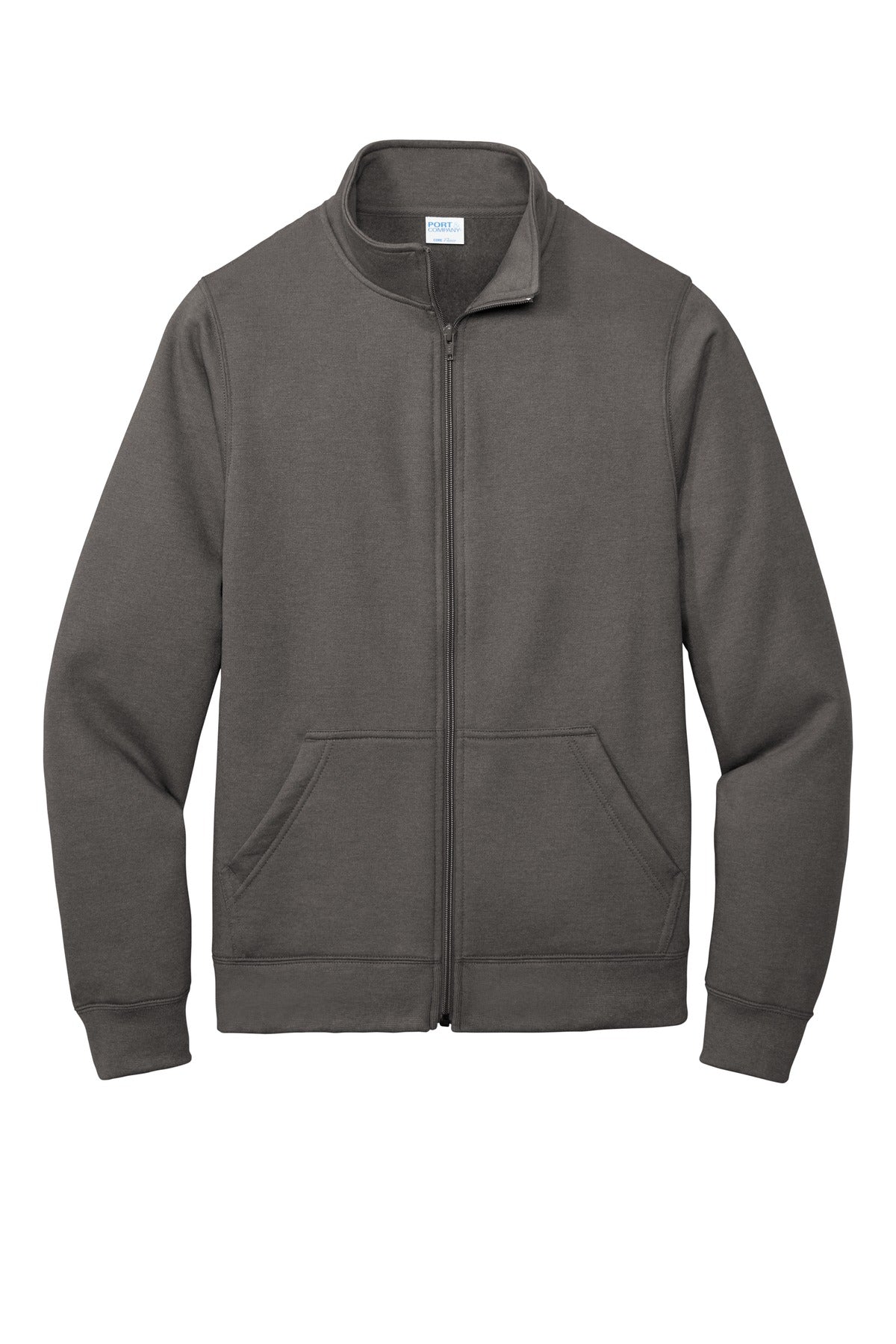 Port & Company - Men's Core Fleece Cadet Full-Zip Sweatshirt Mens Apparel Sweatshirts & Fleece