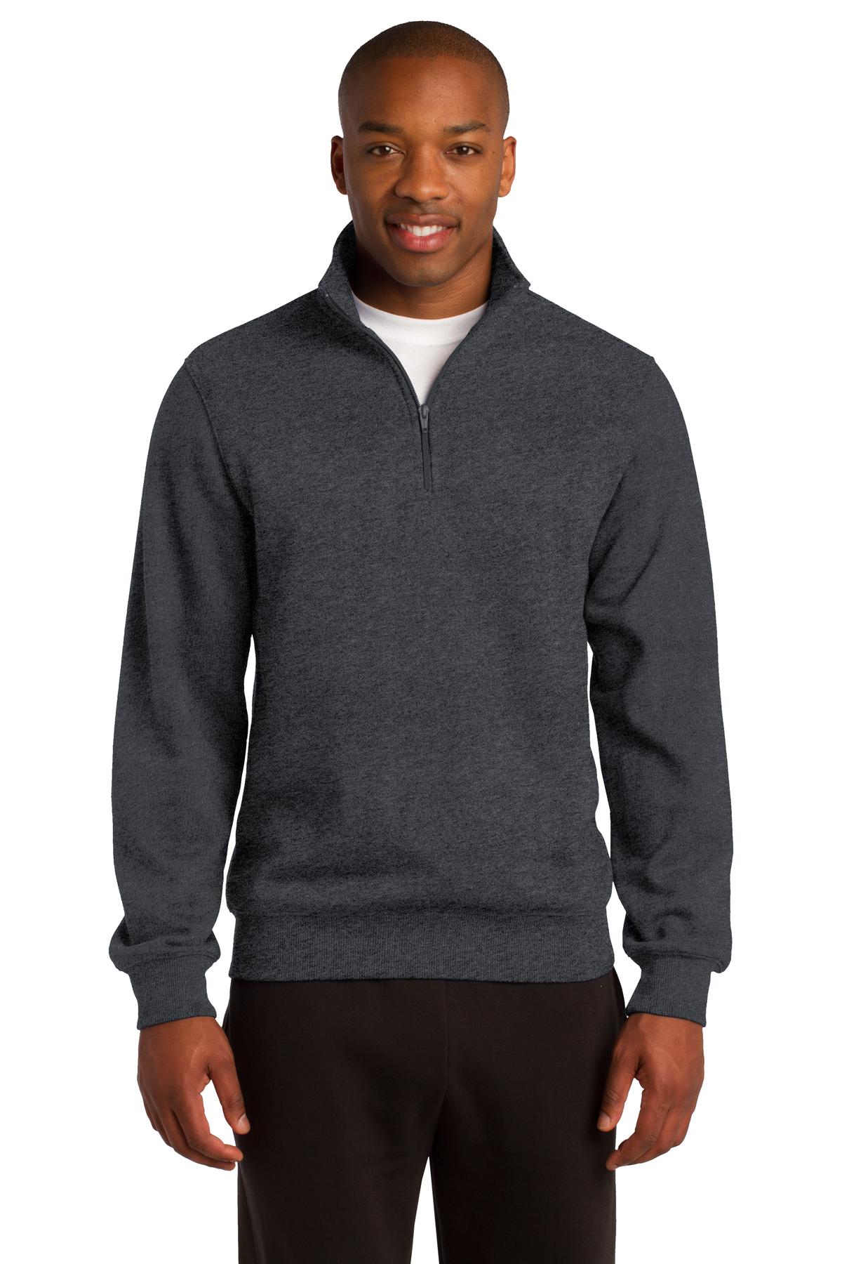 Sport-Tek Men's Tall 1/4-Zip Sweatshirt Mens Apparel Sweatshirts & Fleece