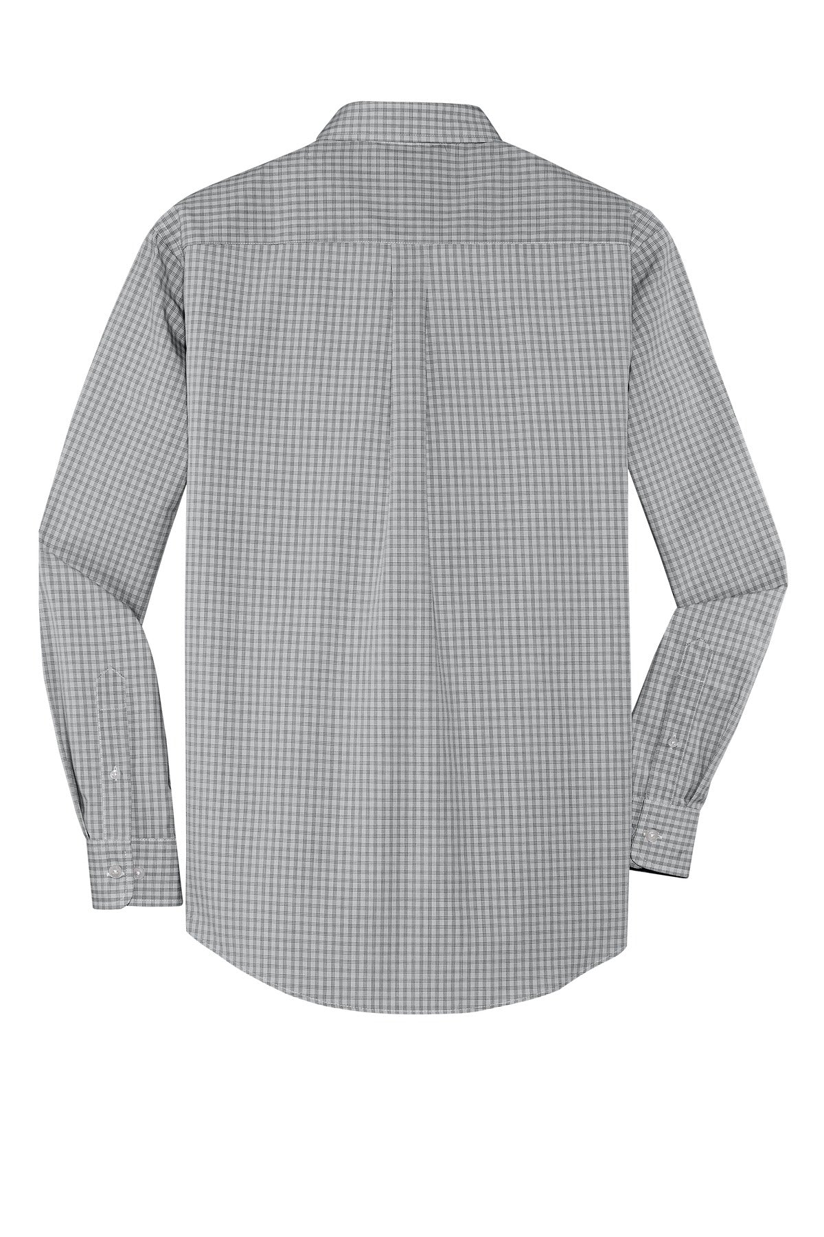Port Authority Men's Plaid Pattern Easy Care Shirt. S639 Mens Apparel Shirts & Tops