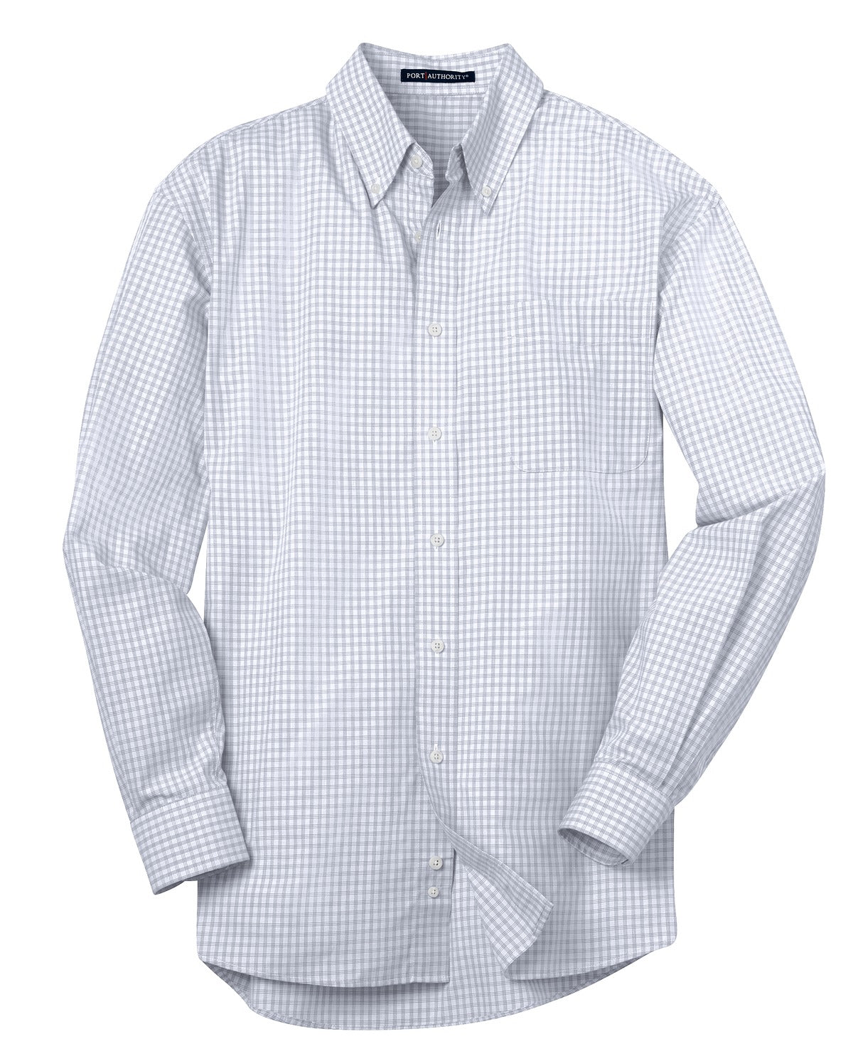 Port Authority Men's Plaid Pattern Easy Care Shirt. S639 Mens Apparel Shirts & Tops