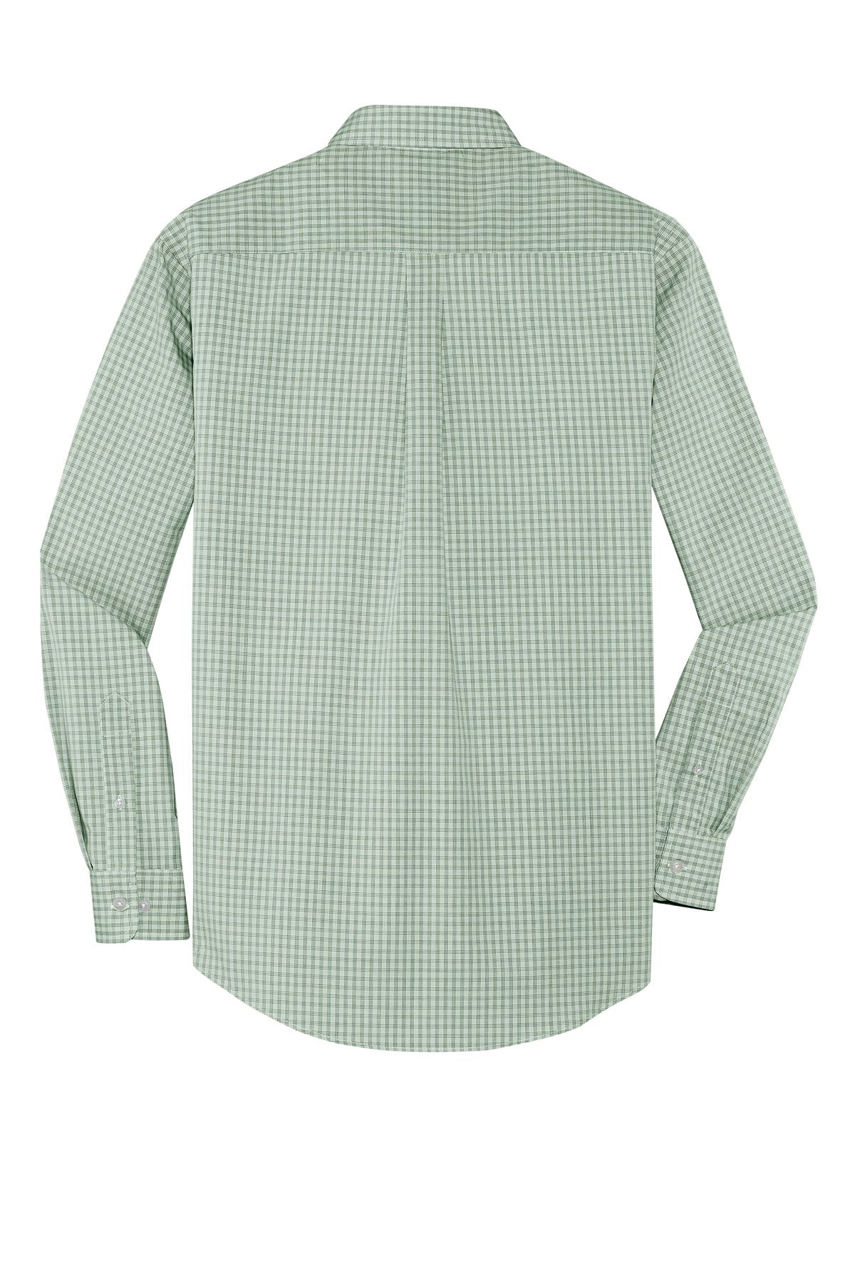 Port Authority Men's Plaid Pattern Easy Care Shirt. S639 Mens Apparel Shirts & Tops