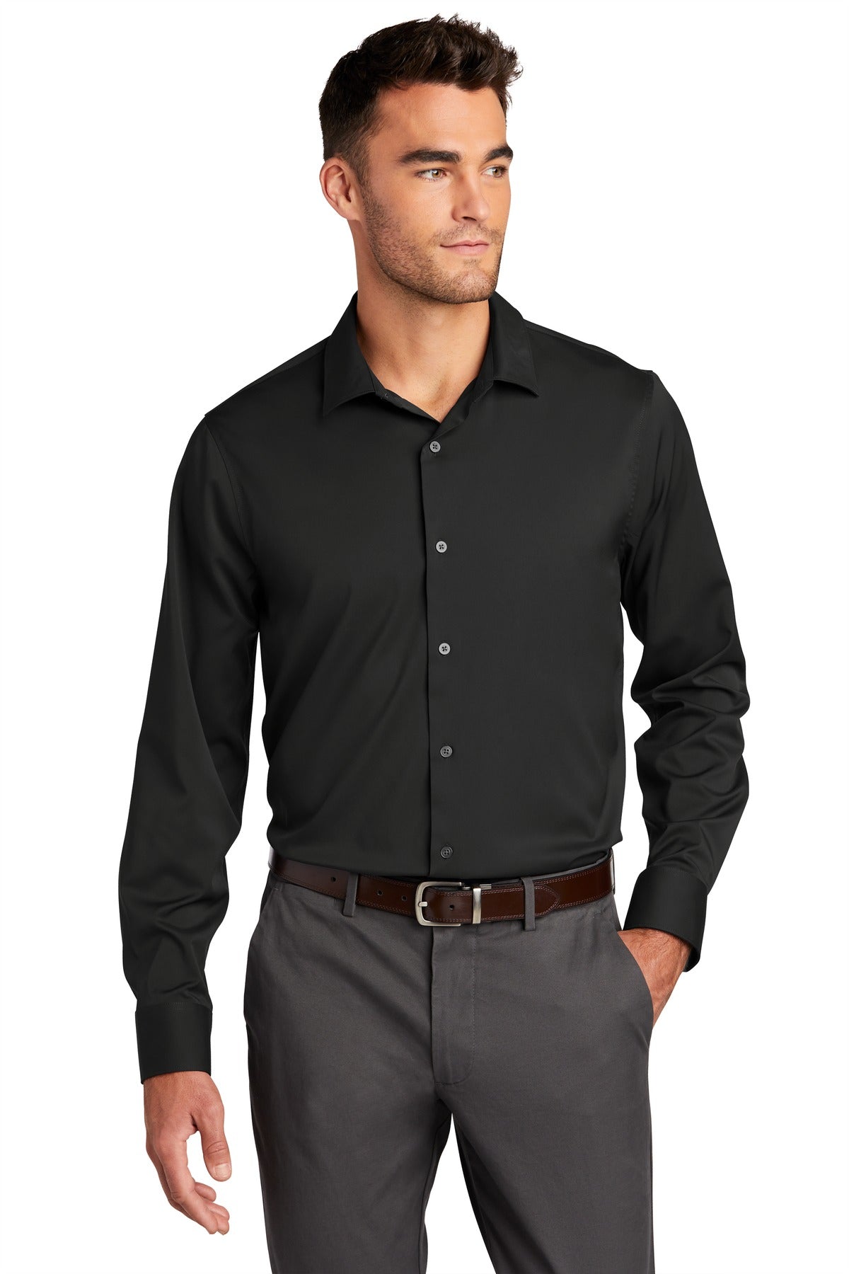 Port Authority Men's City Stretch Shirt W680 Mens Apparel Shirts & Tops