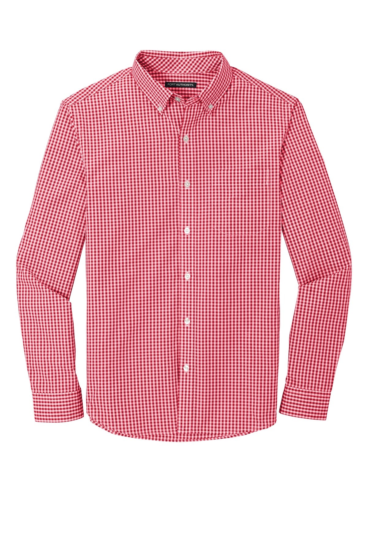 Port Authority Men's Broadcloth Gingham Easy Care Shirt W644 Mens Apparel Shirts & Tops
