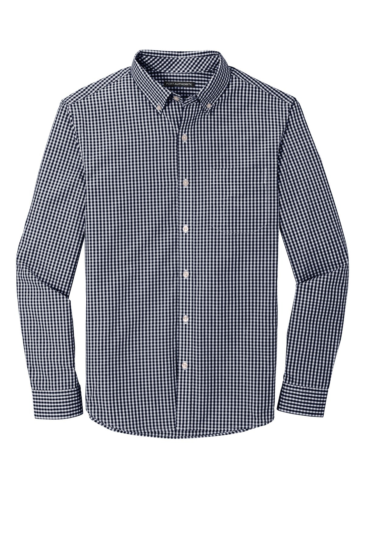 Port Authority Men's Broadcloth Gingham Easy Care Shirt W644 Mens Apparel Shirts & Tops