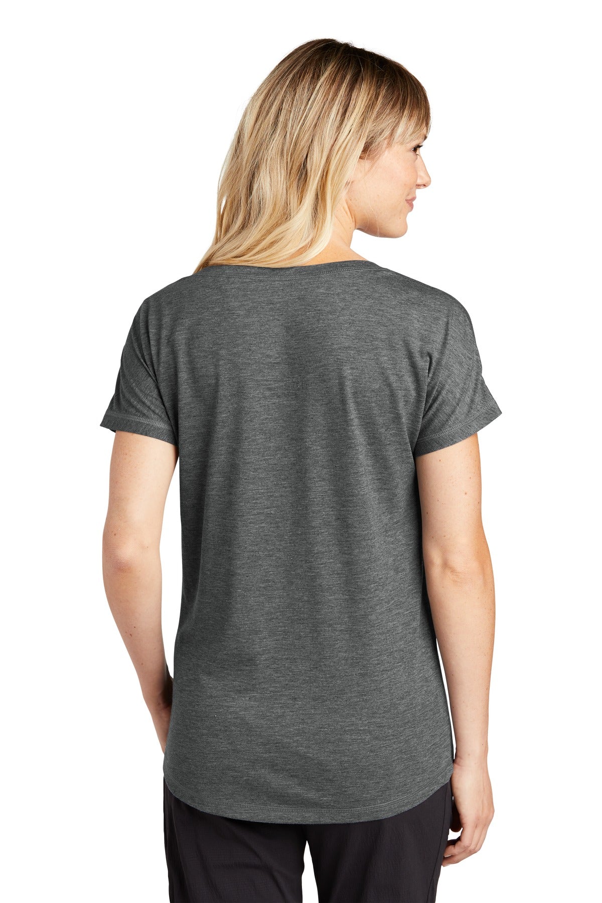 Sport-Tek Women's PosiCharge Tri-Blend Wicking Dolman Tee LST401 Womens Apparel Shirts & Tops