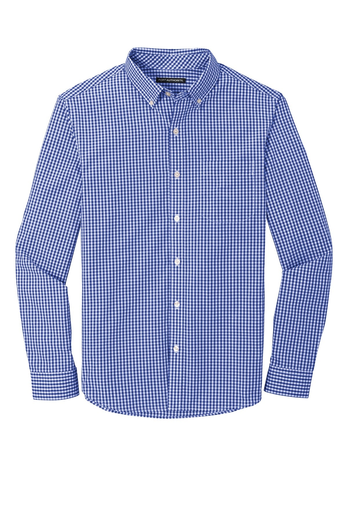 Port Authority Men's Broadcloth Gingham Easy Care Shirt W644 Mens Apparel Shirts & Tops