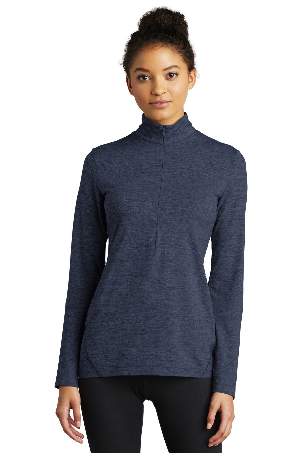 Sport-Tek Women's Exchange 1 5 Long Sleeve 1/2-Zip LST711 Womens Apparel Sweatshirts & Fleece