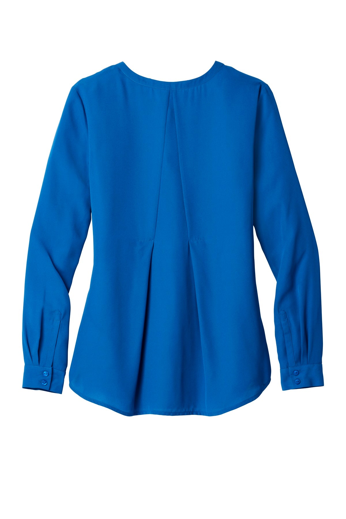Port Authority Women's Long Sleeve Button-Front Blouse. LW700 Womens Apparel Shirts & Tops