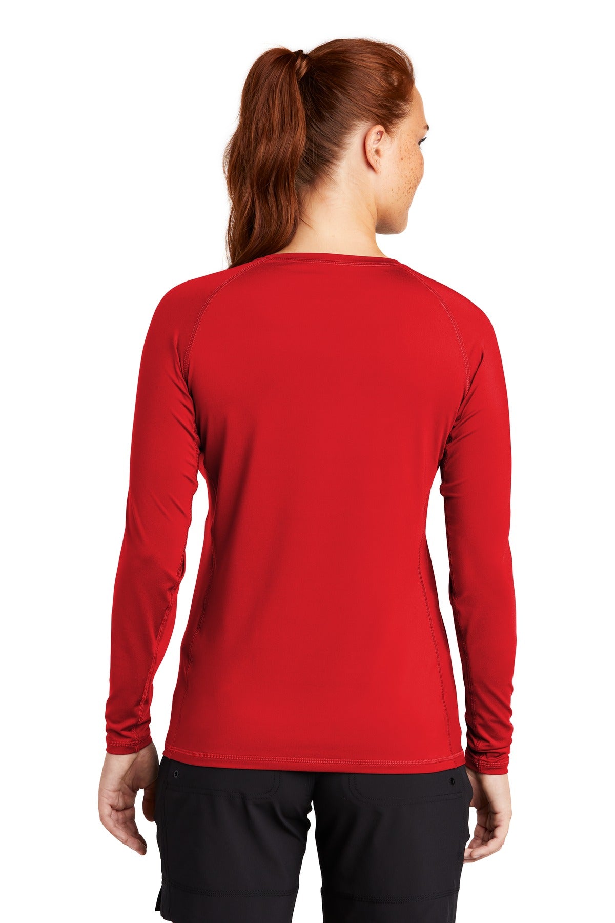 Sport-Tek Women's Long Sleeve Rashguard Tee LST470LS Womens Apparel Shirts & Tops