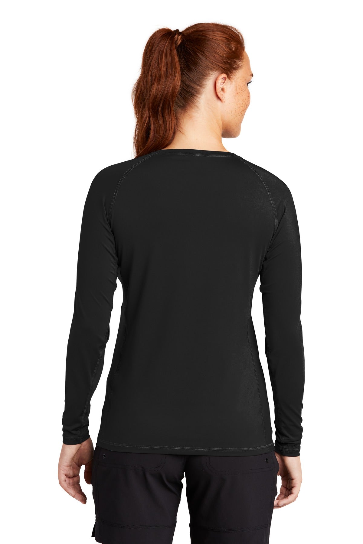 Sport-Tek Women's Long Sleeve Rashguard Tee LST470LS Womens Apparel Shirts & Tops