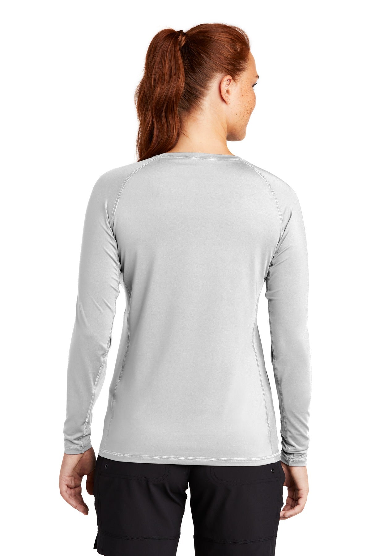 Sport-Tek Women's Long Sleeve Rashguard Tee LST470LS Womens Apparel Shirts & Tops