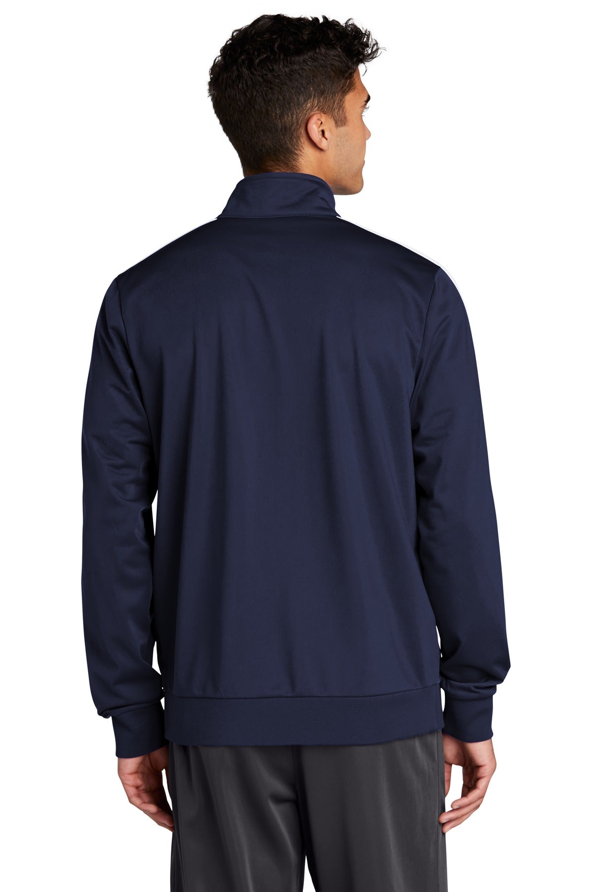 Sport-Tek Men's Tricot Track Jacket Mens Apparel Jackets & Vests
