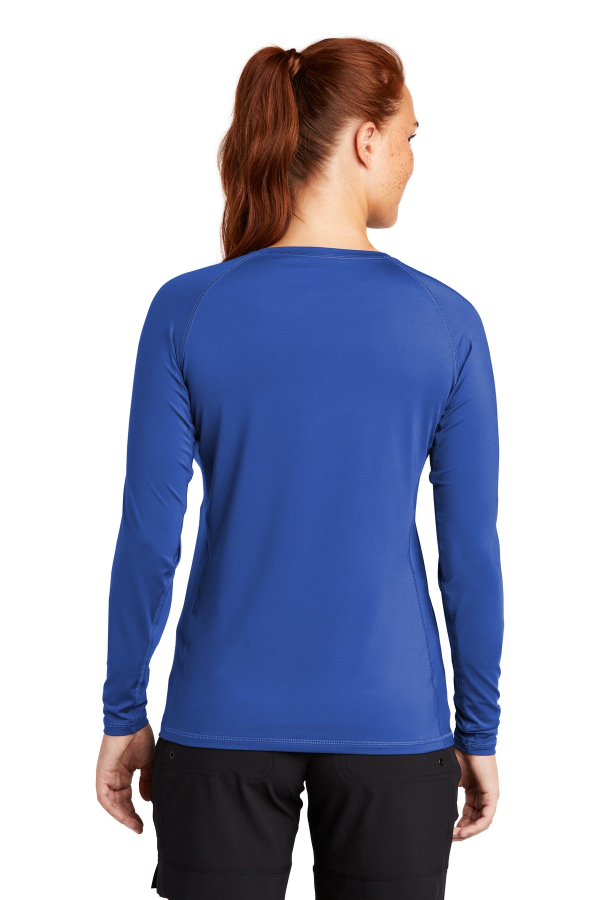 Sport-Tek Women's Long Sleeve Rashguard Tee LST470LS Womens Apparel Shirts & Tops