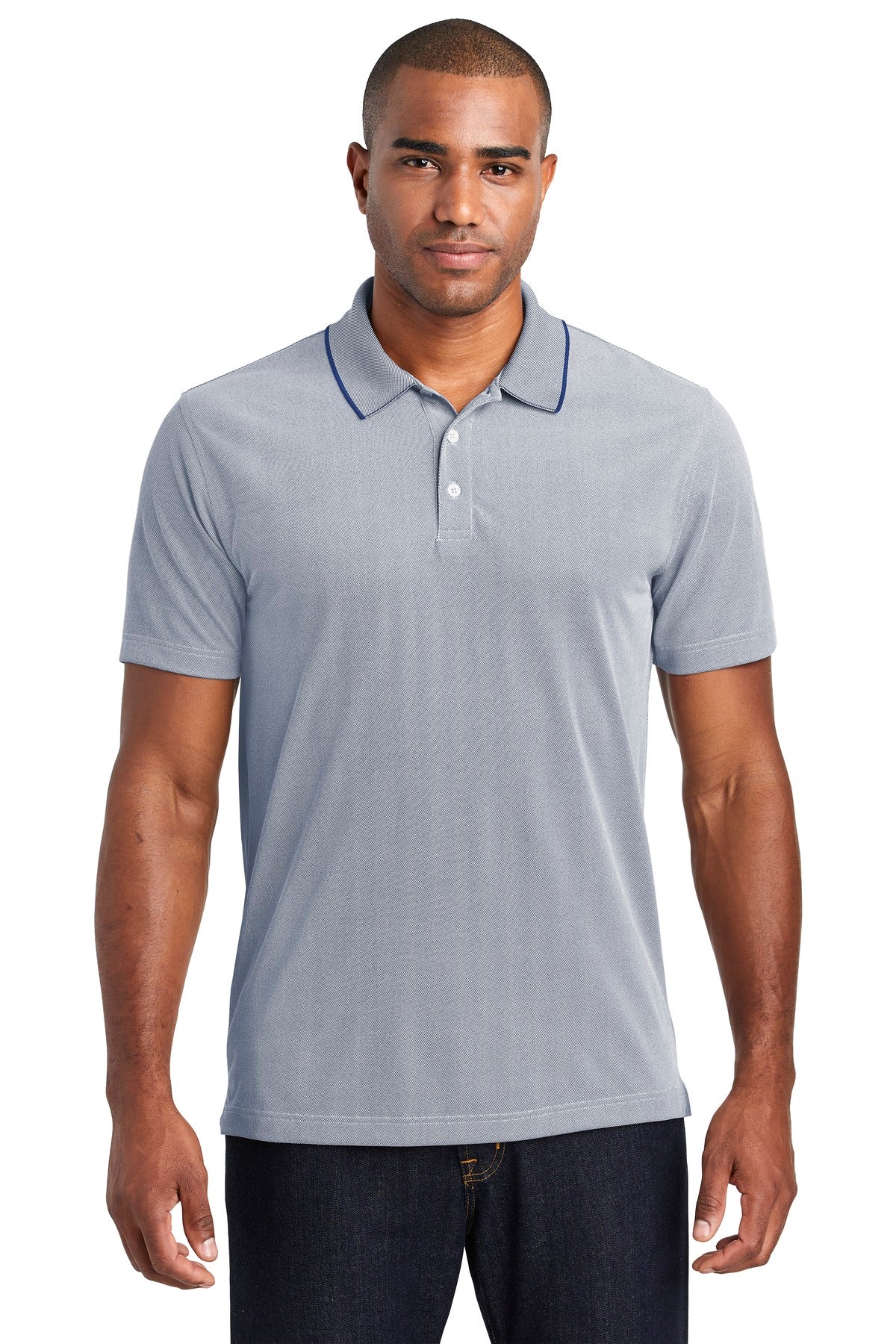 Port Authority Men's Poly Oxford Pique Polo. K582 Mens Apparel Shirts & Tops