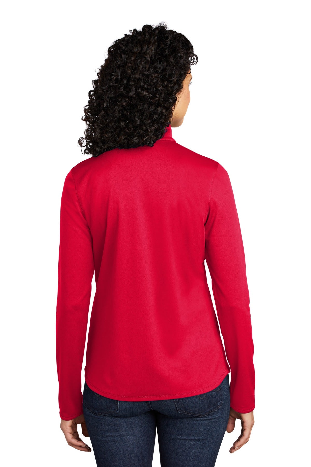 Port Authority Women's Silk Touch Performance 1/4-Zip LK584 Womens Apparel Sweatshirts & Fleece