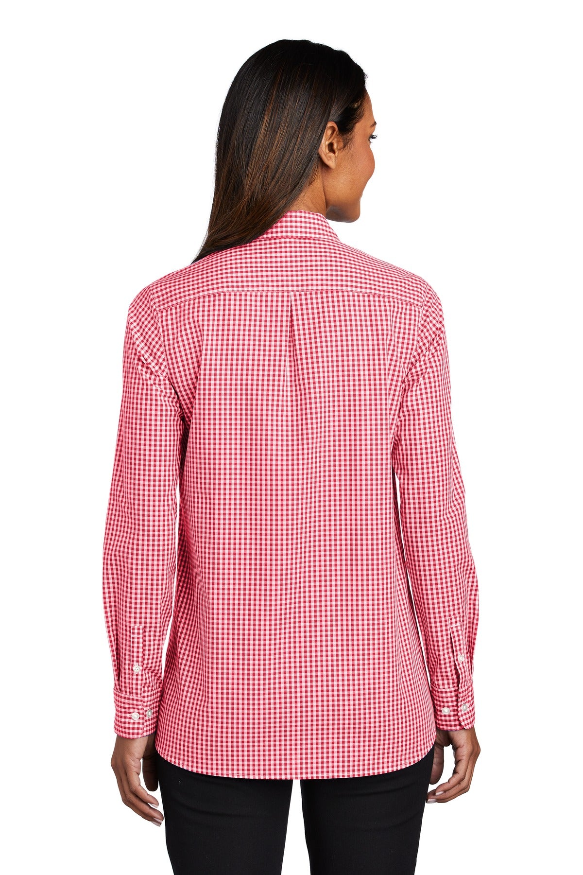 Port Authority Women's Broadcloth Gingham Easy Care Shirt LW644 Womens Apparel Shirts & Tops