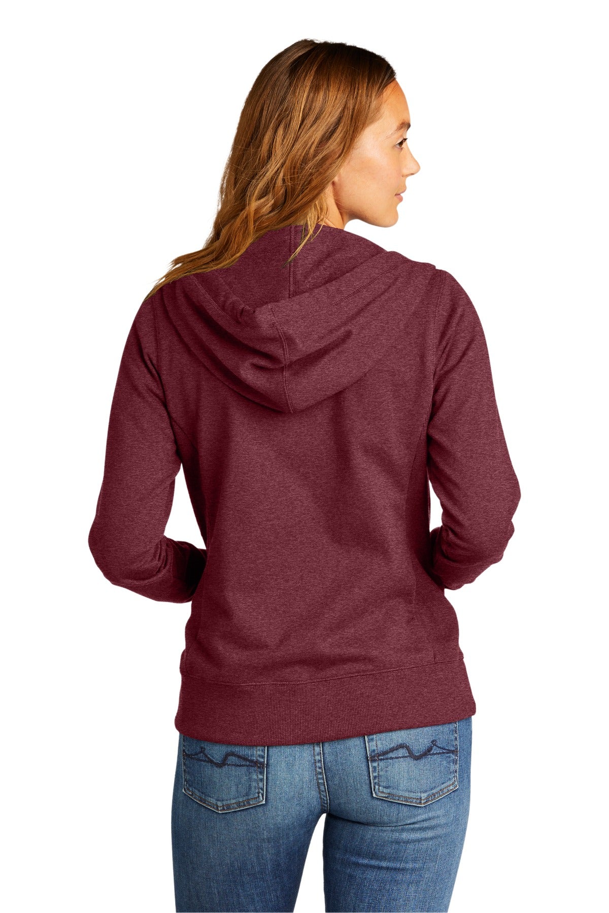 District Women's Re-FleeceFull-Zip Hoodie DT8103 Womens Apparel Sweatshirts & Fleece