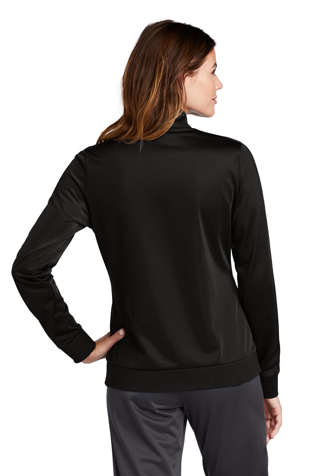 Sport-Tek Women's Tricot Track Jacket Womens Apparel Jackets & Vests