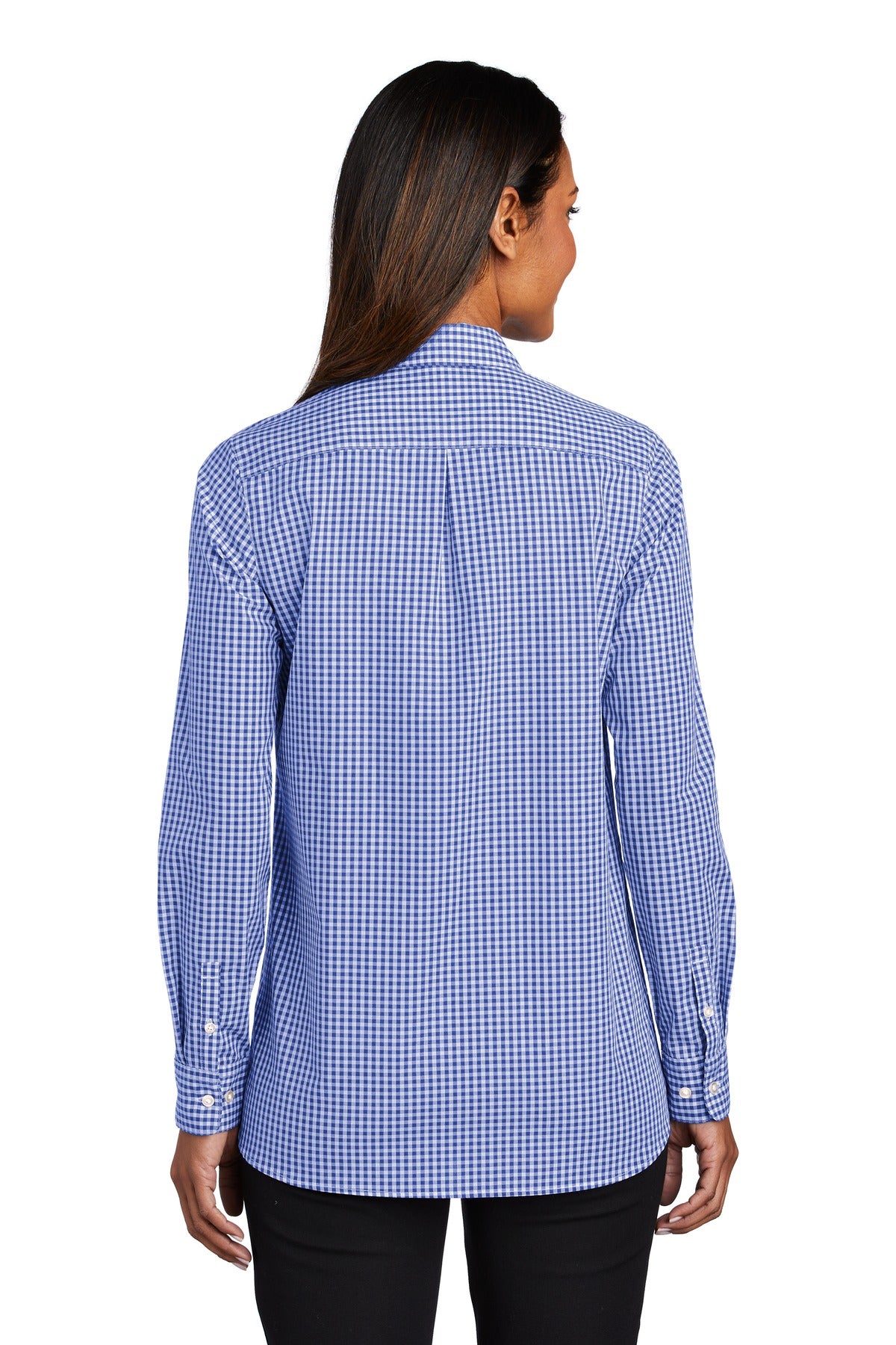 Port Authority Women's Broadcloth Gingham Easy Care Shirt LW644 Womens Apparel Shirts & Tops