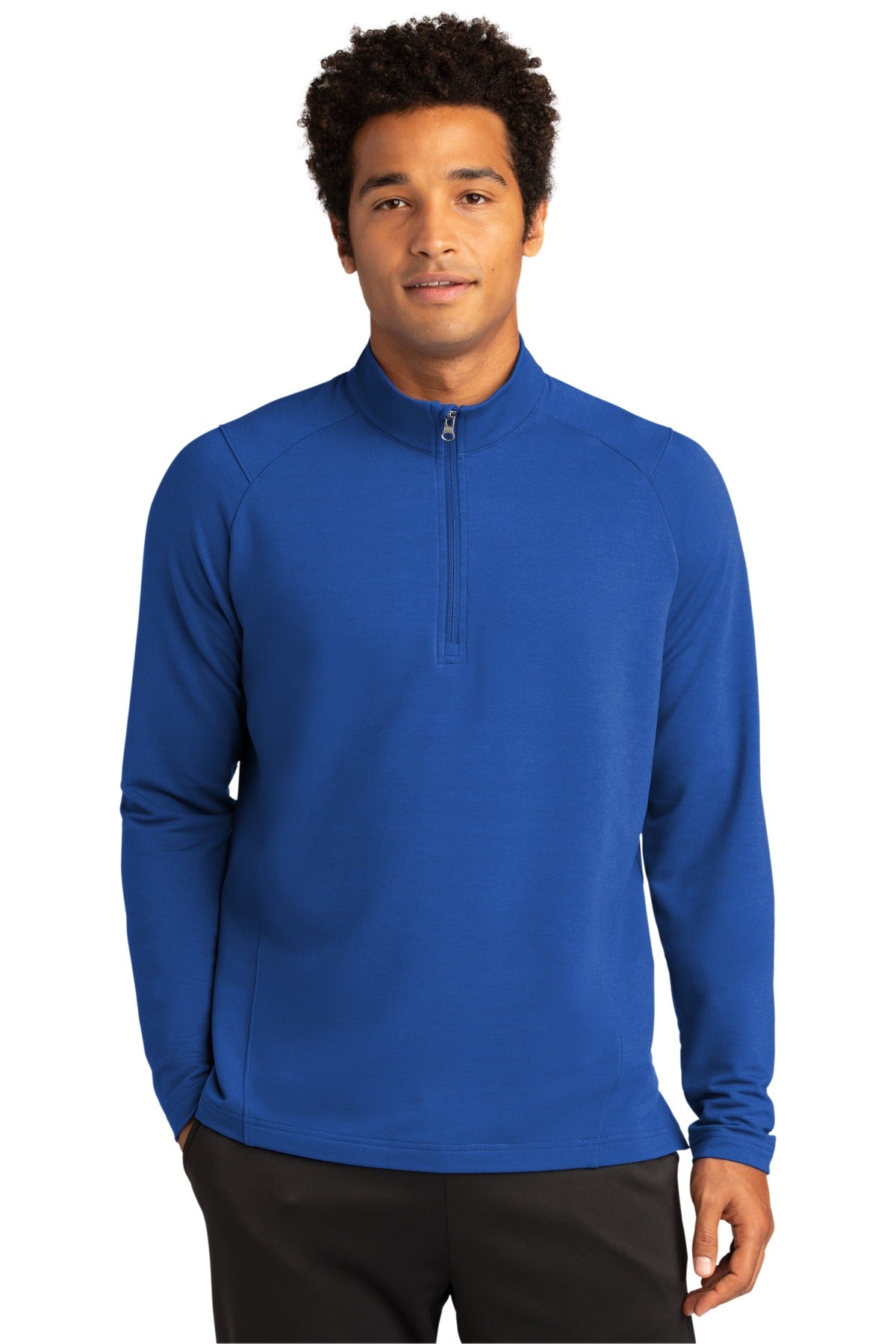 Sport-Tek Men's Sport-Wick Flex Fleece 1/4-Zip Mens Apparel Sweatshirts & Fleece