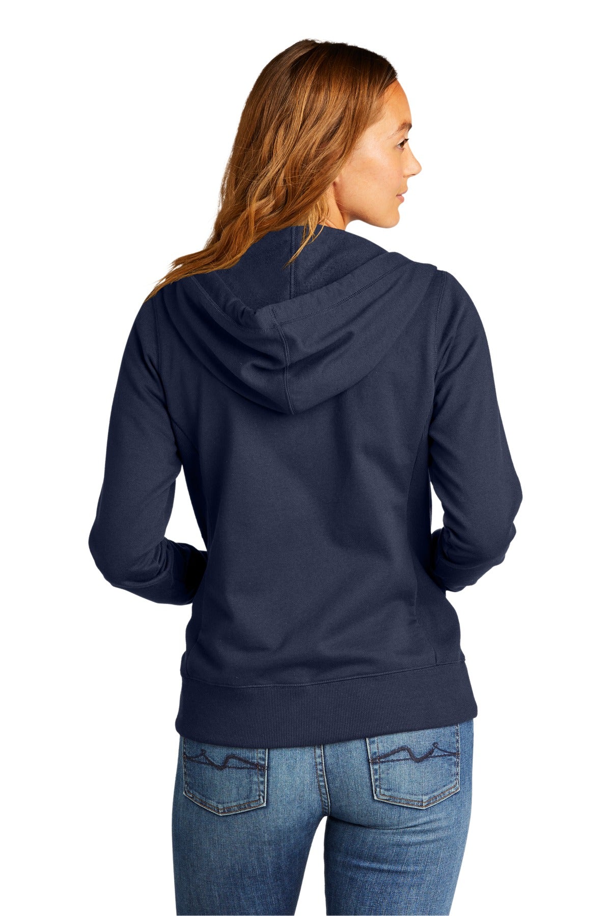 District Women's Re-FleeceFull-Zip Hoodie DT8103 Womens Apparel Sweatshirts & Fleece