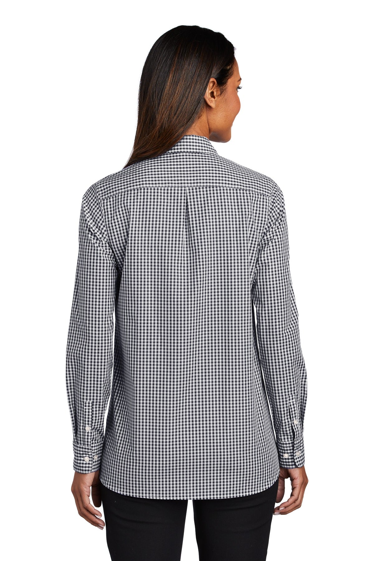 Port Authority Women's Broadcloth Gingham Easy Care Shirt LW644 Womens Apparel Shirts & Tops