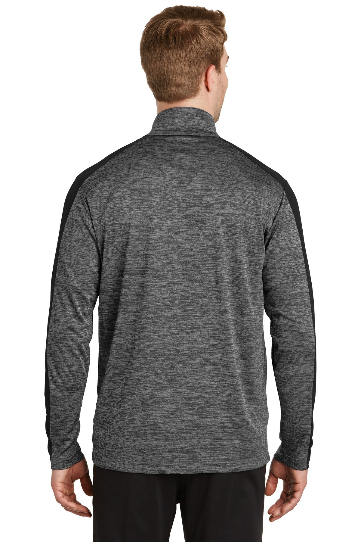 Sport-Tek Men's PosiCharge Electric Heather Colorblock 1/4-Zip Pullover Mens Apparel Sweatshirts & Fleece