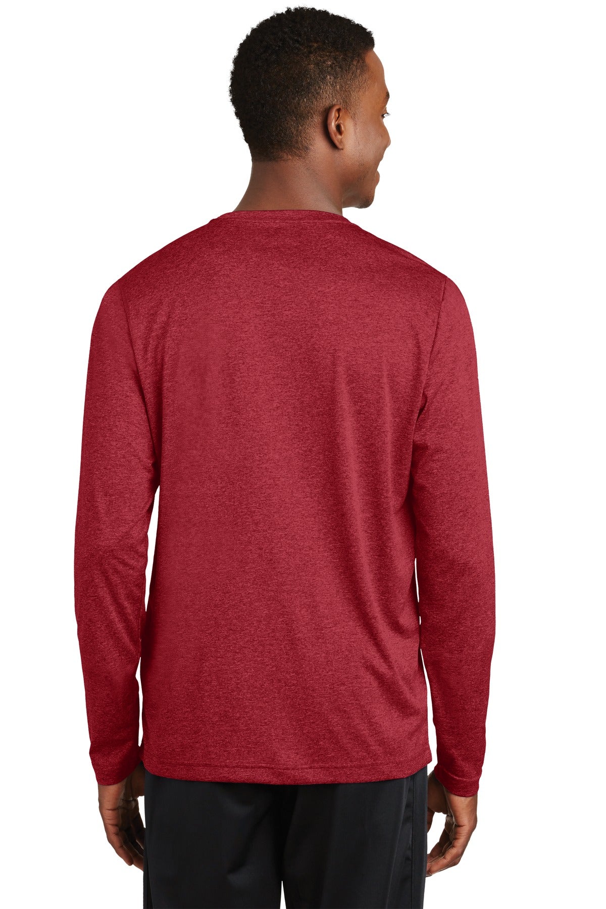 Sport-Tek Men's Long Sleeve Heather Contender Tee Mens Apparel Shirts & Tops